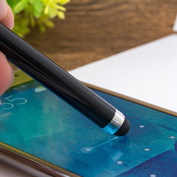 觸控筆-電容禮品多功能單色廣告筆-金屬觸控原子筆-採購訂製贈品筆